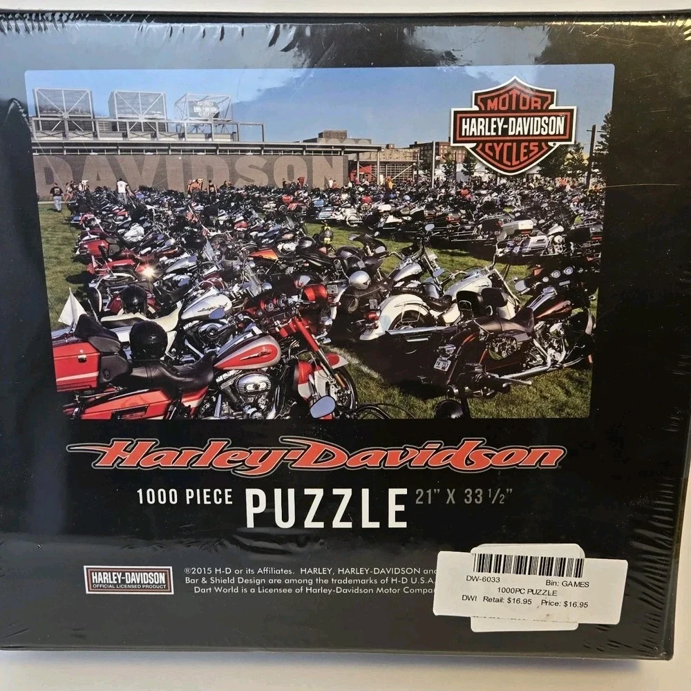 Harley Davidson‎ Bike Lot  Collectors Edition 1000 Piece Puzzle New Sealed 2015
